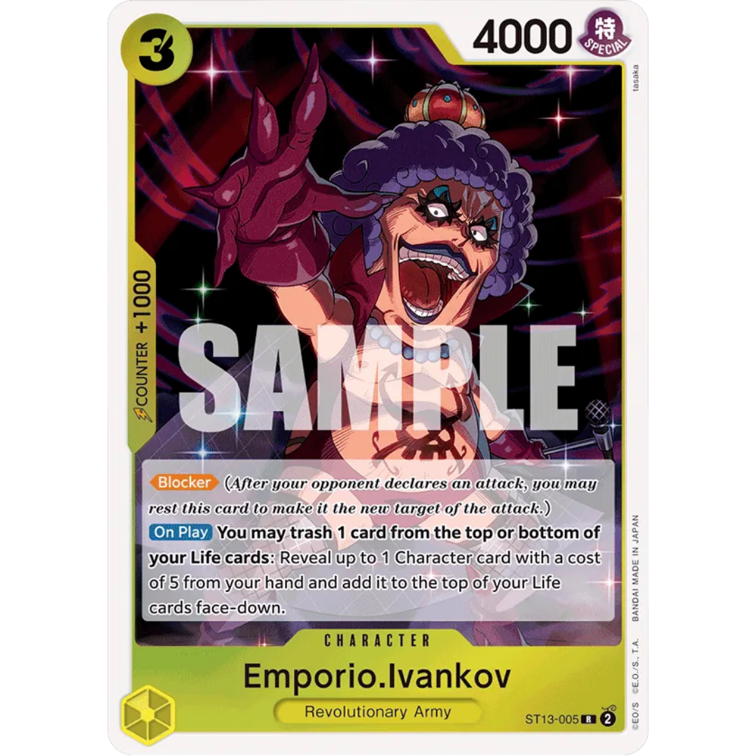 Emporio.Ivankov (ST13-005) - Ultra Deck: The Three Brothers Foil