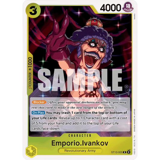 Emporio.Ivankov (ST13-005) - Ultra Deck: The Three Brothers Foil