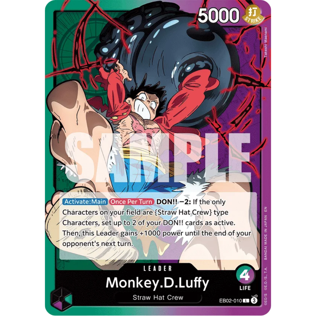 Monkey.D.Luffy (010) (EB02-010) - Extra Booster: Anime 25th Collection