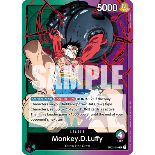 Monkey.D.Luffy (010) (EB02-010) - Extra Booster: Anime 25th Collection