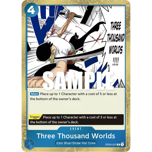 Three Thousand Worlds (OP03-057) - Pillars of Strength Foil