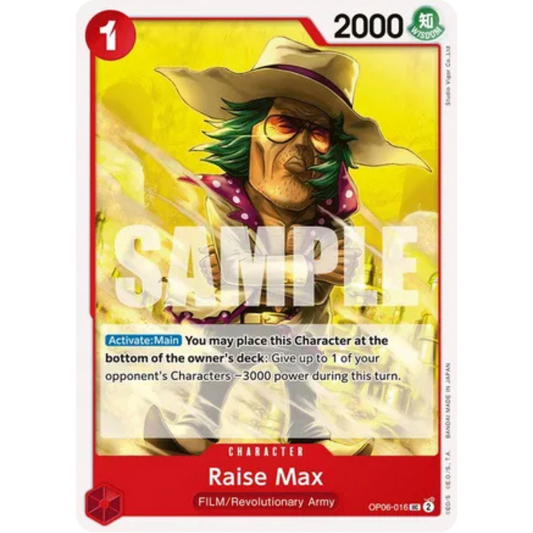 Raise Max (OP06-016) - Wings of the Captain