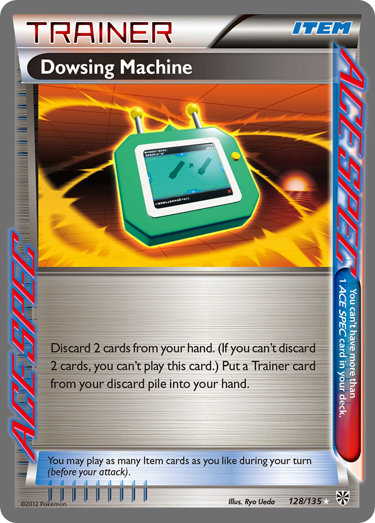 Dowsing Machine  - Holofoil Plasma Storm - Rare Ace