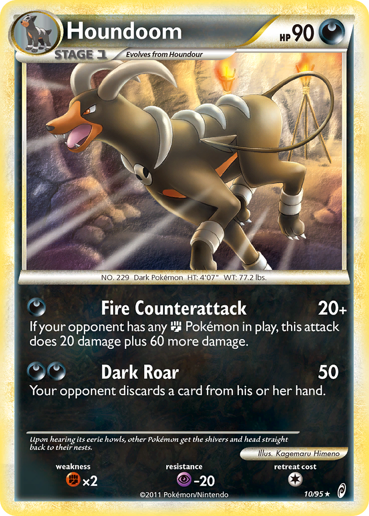 Houndoom  - Holofoil Call of Legends - Holo Rare
