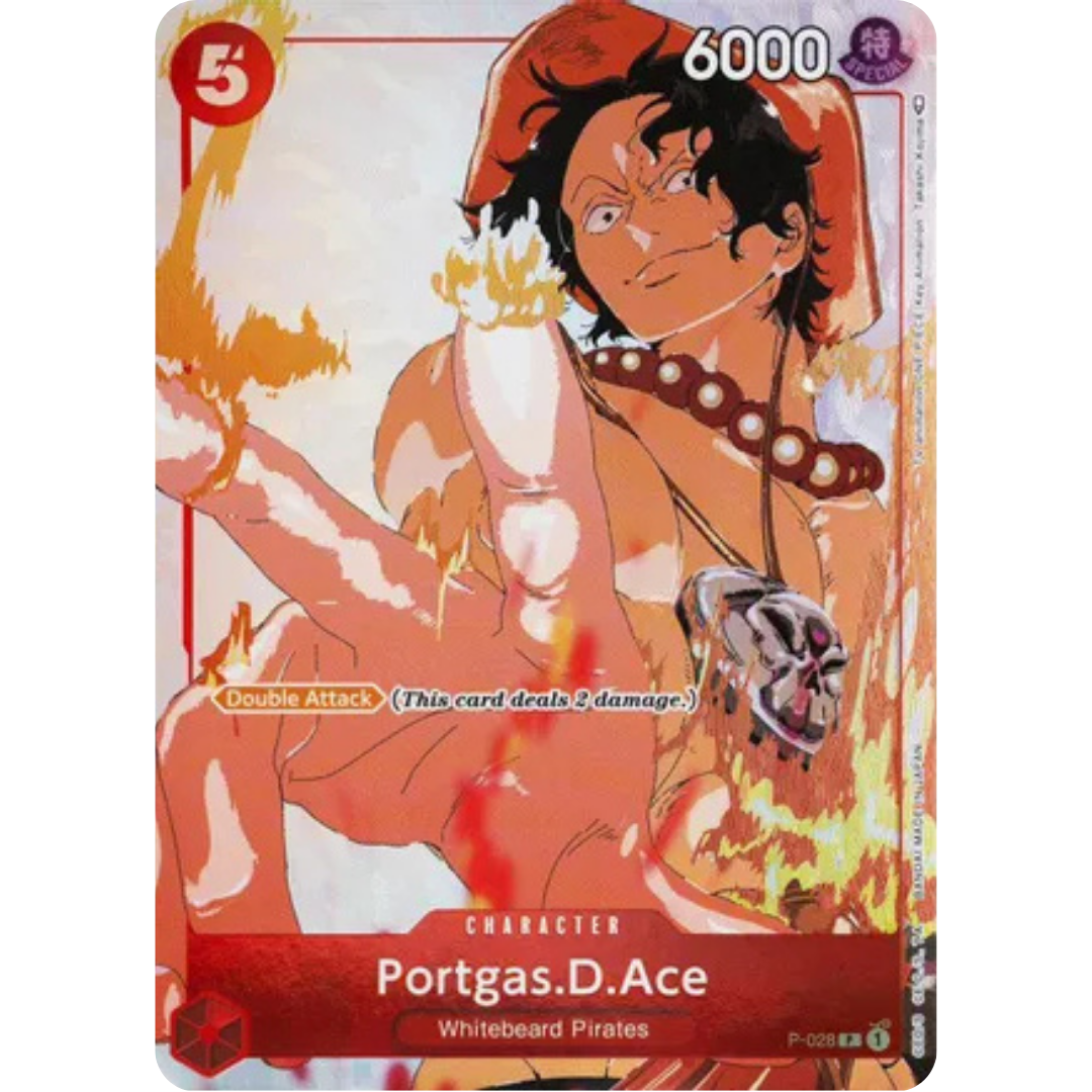 Portgas.D.Ace (Gift Collection 2023) (P-028) - One Piece Promotion Cards Foil
