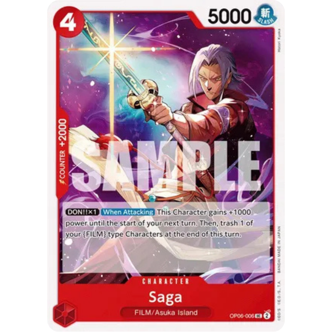 Saga (OP06-006) - Wings of the Captain