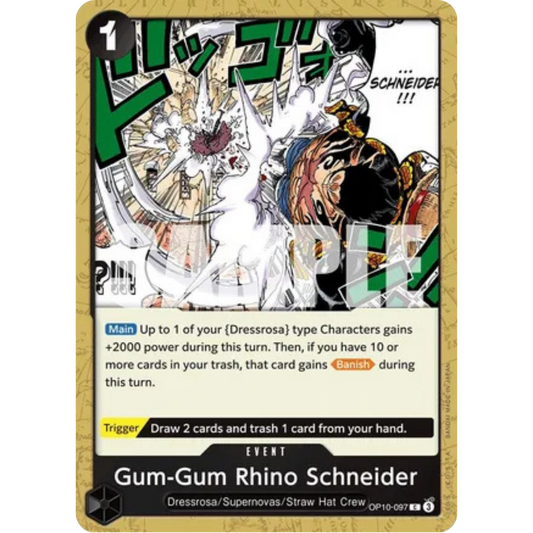 Gum-Gum Rhino Schneider (OP10-097) - Royal Blood