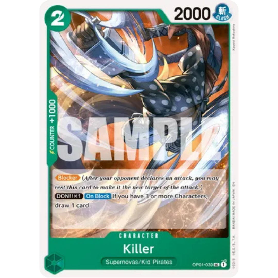 Killer (Reprint) (OP01-039) - Premium Booster -The Best- Vol. 2