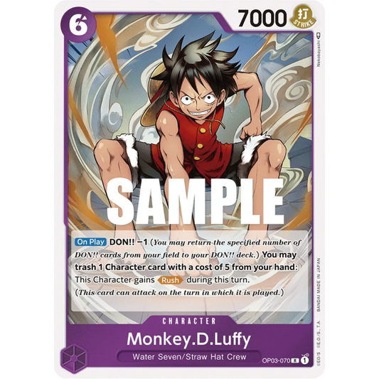Monkey.D.Luffy (OP03-070) - Pillars of Strength Foil