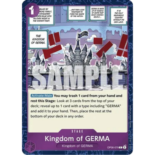 Kingdom of GERMA (Jolly Roger Foil) (OP06-079) - Premium Booster -The Best- Foil