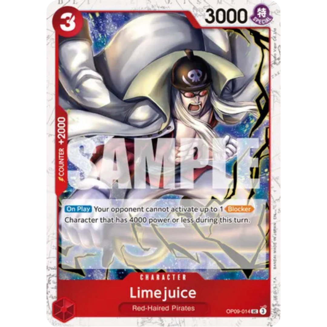 Limejuice (Pirate Foil) (OP09-014) - Premium Booster -The Best- Vol. 2 Foil