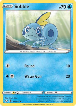 Sobble (055) 055  SWSH01 Sword & Shield Base Set - Common