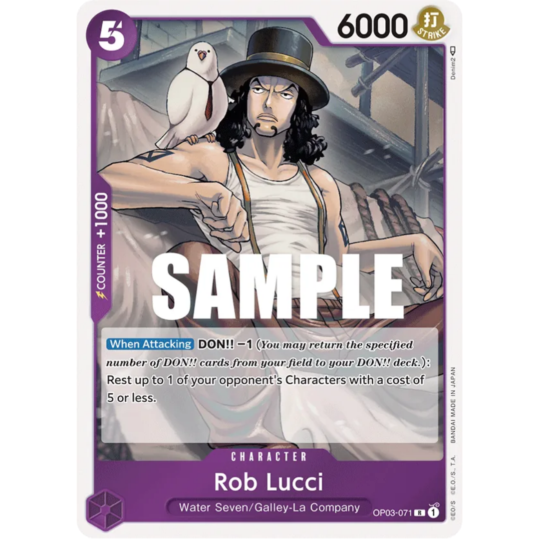 Rob Lucci (071) (OP03-071) - Pillars of Strength Foil