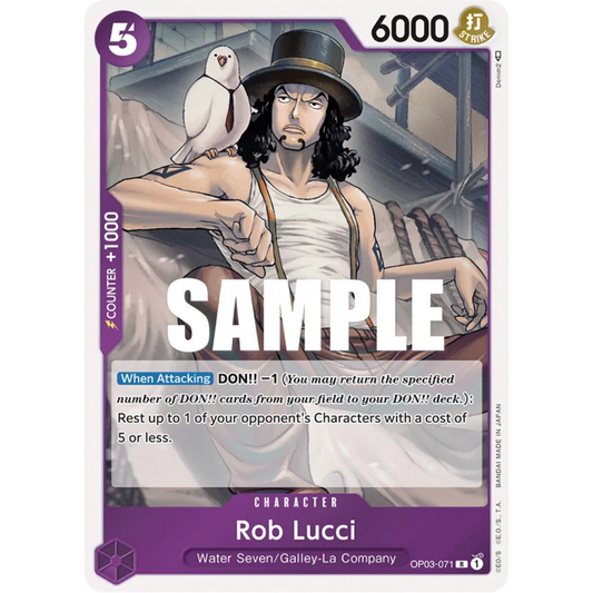 Rob Lucci (071) (OP03-071) - Pillars of Strength Foil