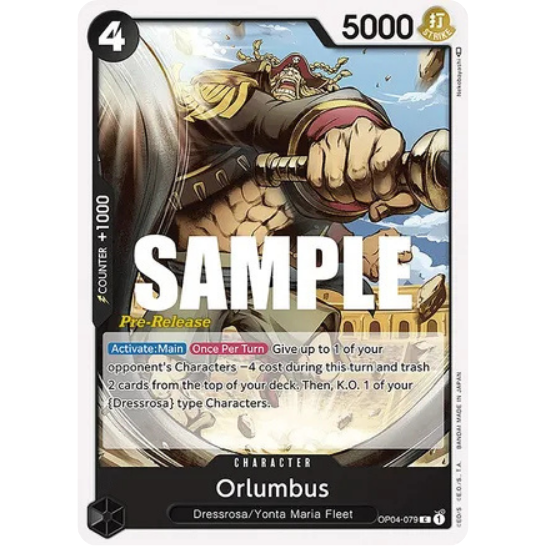 Orlumbus (OP04-079) - Kingdoms of Intrigue Pre-Release Cards
