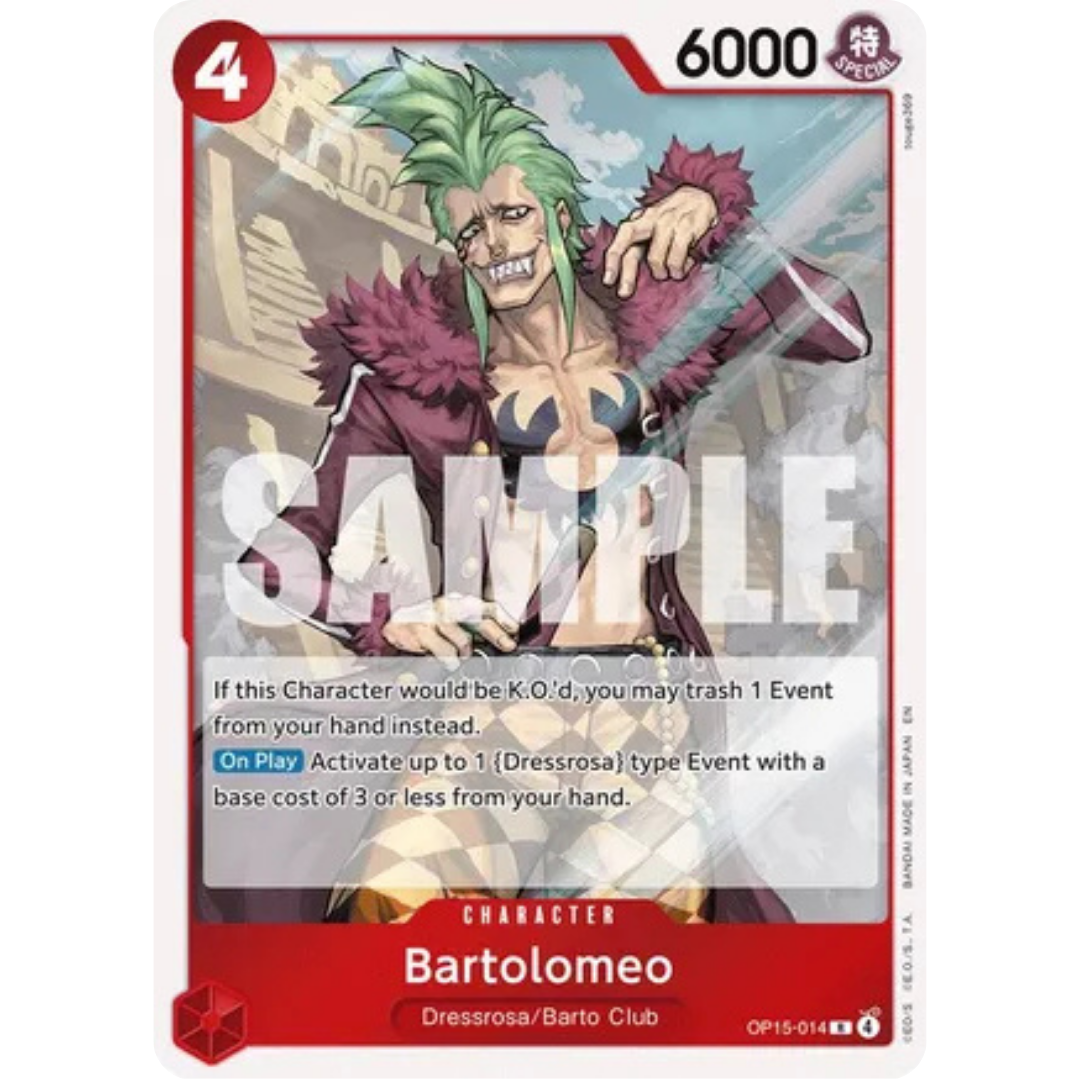 Bartolomeo (OP15-014) - Adventure on Kami's Island Foil