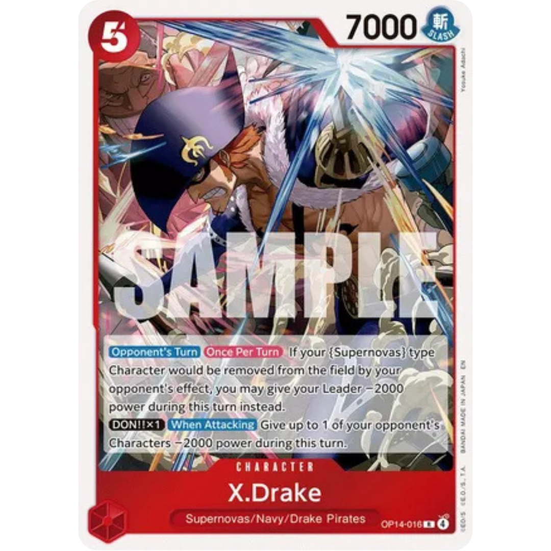 X.Drake (OP14-016) - The Azure Sea's Seven Foil