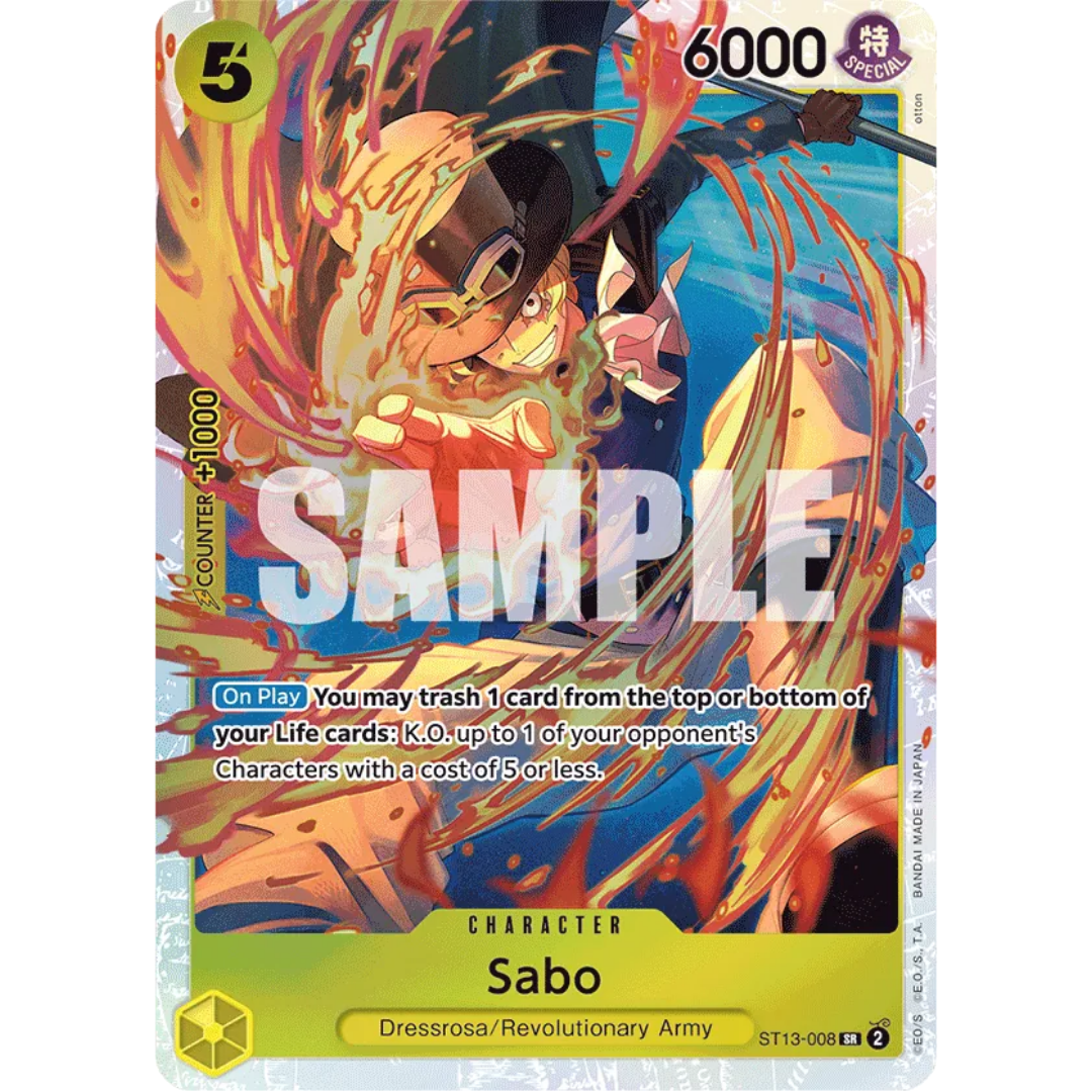 Sabo (008) (ST13-008) - Ultra Deck: The Three Brothers Foil