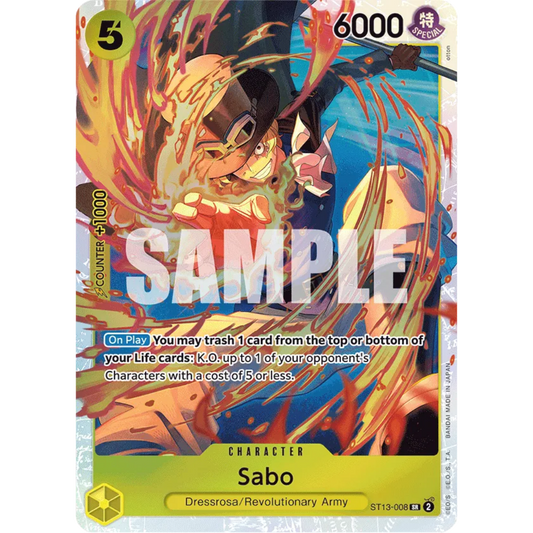 Sabo (008) (ST13-008) - Ultra Deck: The Three Brothers Foil