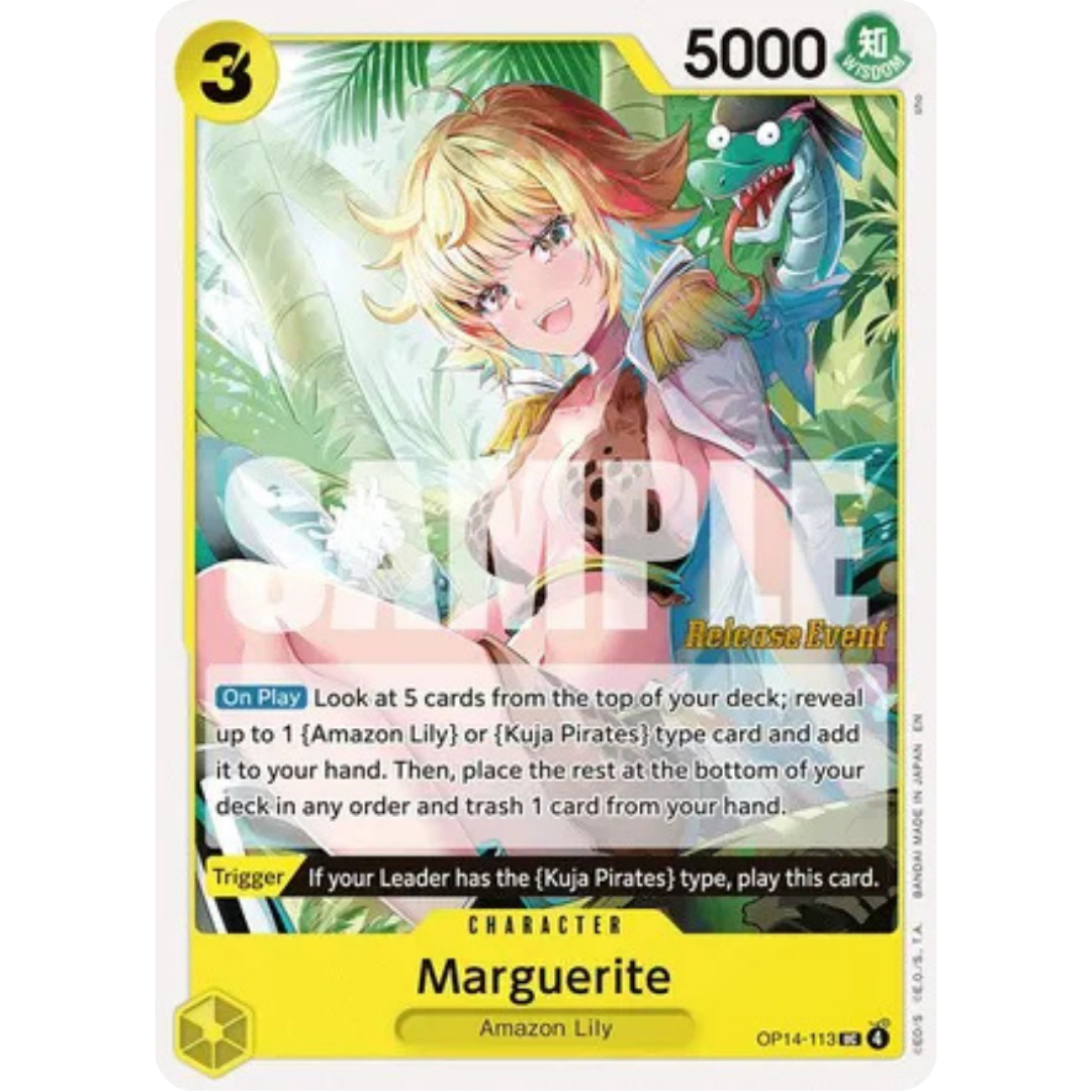 Marguerite (OP14-113) - The Azure Sea's Seven Release Event Cards