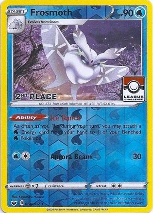 Frosmoth 064/202  - Reverse Holofoil League & Championship Cards - Promo