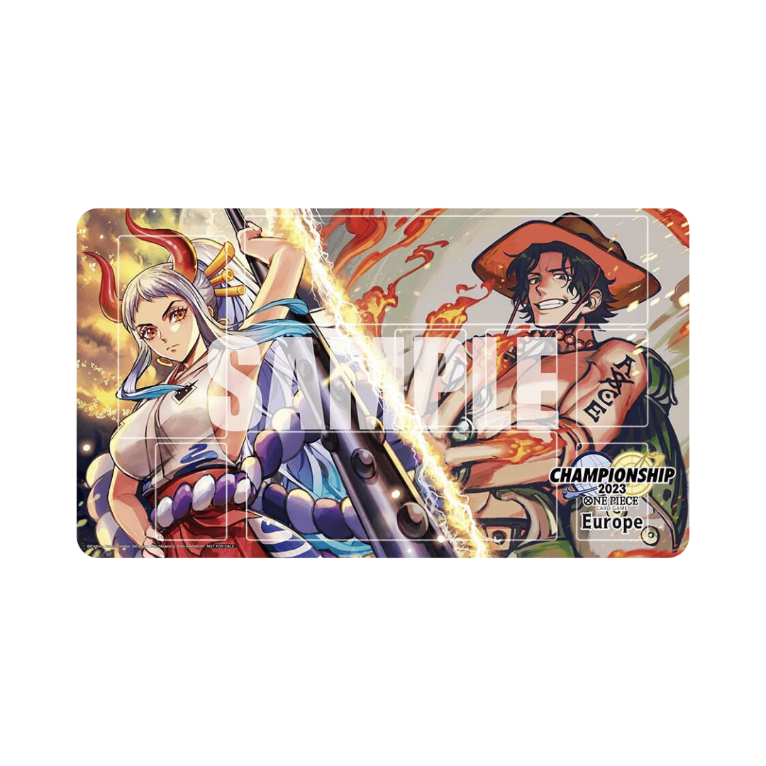One Piece Official Playmat - Yamato & Ace (Championship 2023 Europe)