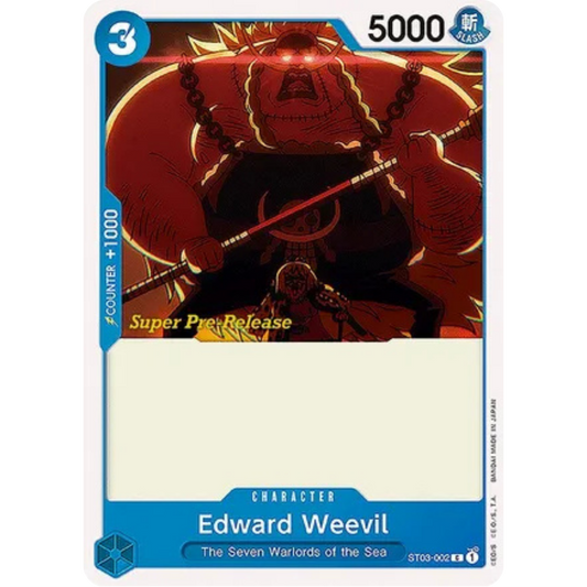 Edward Weevil (ST03-002) - Super Pre-Release Starter Deck 3: The Seven Warlords of the Sea