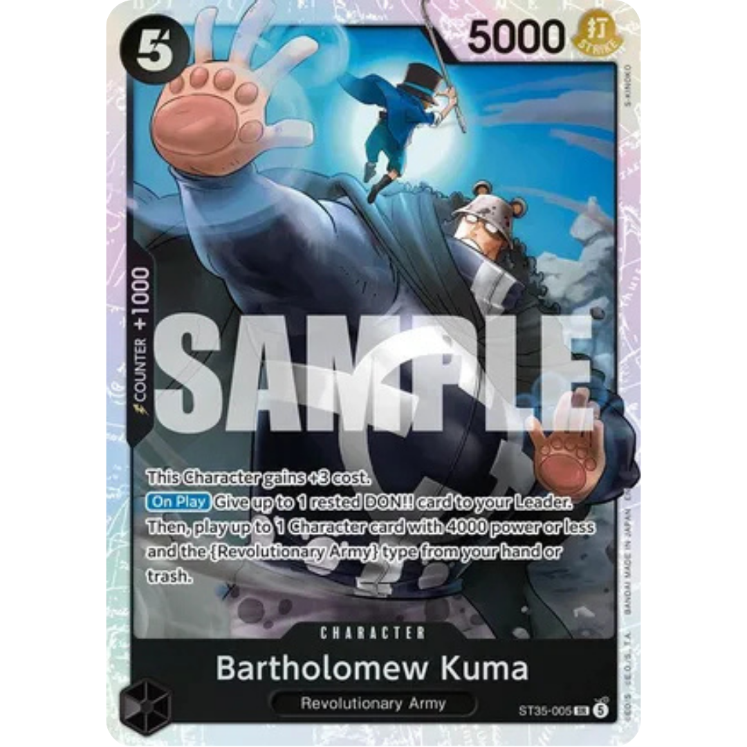 Bartholomew Kuma (ST35-005) - Starter Deck 35: RED/BLACK Sabo Foil