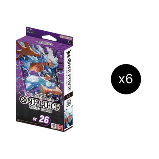 Starter Deck 26: PURPLE/BLACK Monkey.D.Luffy Display