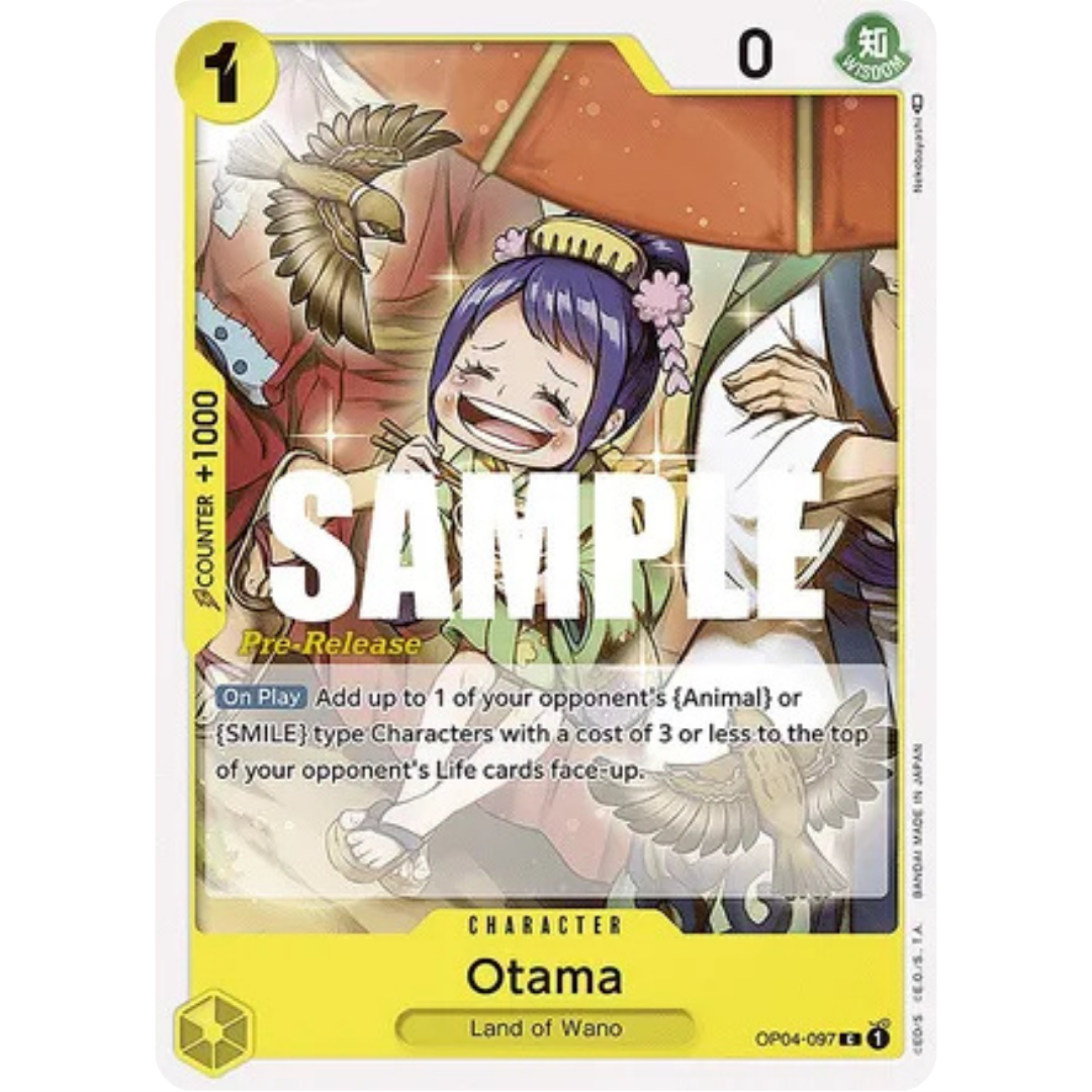 Otama (OP04-097) - Kingdoms of Intrigue Pre-Release Cards