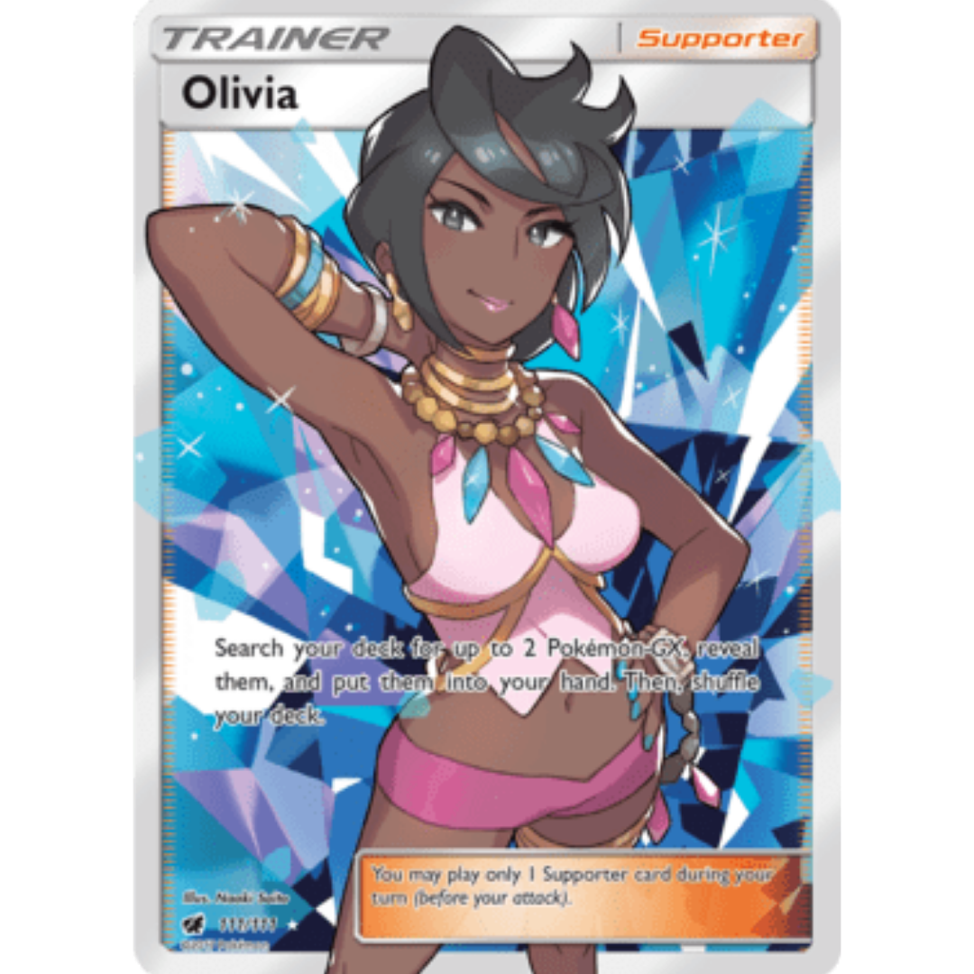 Olivia (Full Art) 111/111  - Holofoil SM  Crimson Invasion - Ultra Rare