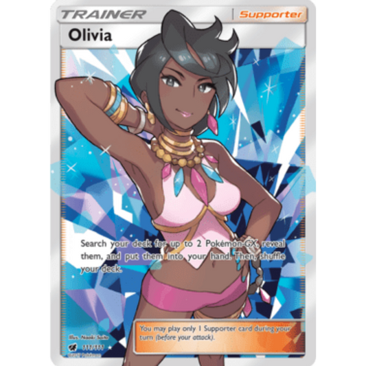 Olivia (Full Art) 111/111  - Holofoil SM  Crimson Invasion - Ultra Rare