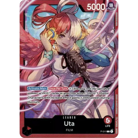 Uta - P-011 (Premium Card Collection -Uta-) (P-011) - One Piece Promotion Cards Foil