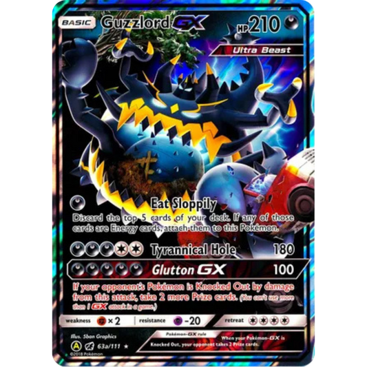 Guzzlord GX 63a/111  - Holofoil Alternate Art Promos - Promo