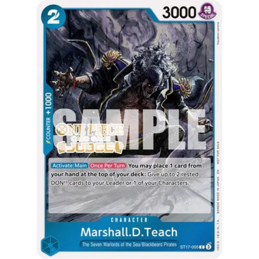Marshall.D.Teach (Judge Pack Vol. 7) (ST17-005) - One Piece Promotion Cards Foil