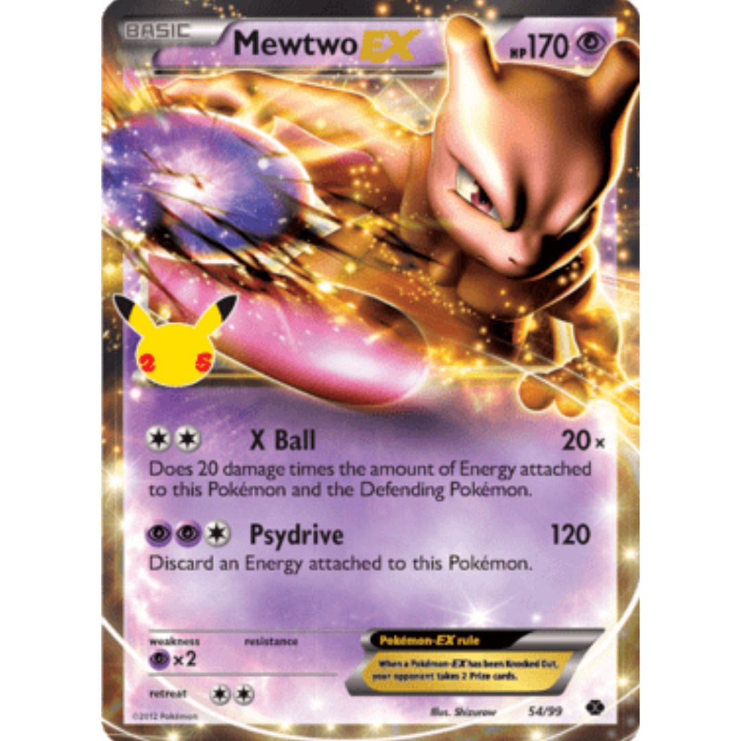 Mewtwo EX 054  - Holofoil Celebrations Classic Collection - Classic Collection