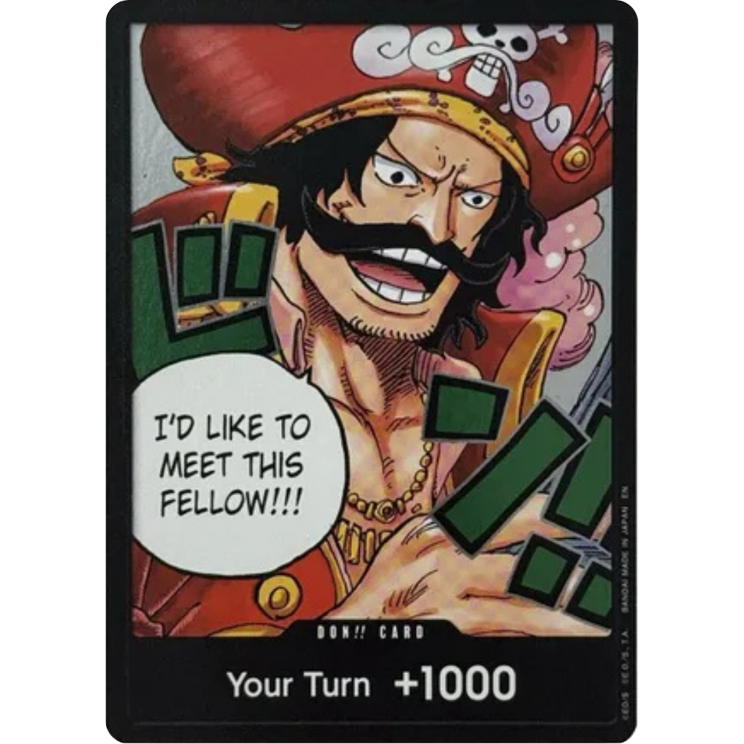 DON!! Card (Gol.D.Roger) - Carrying On His Will Foil