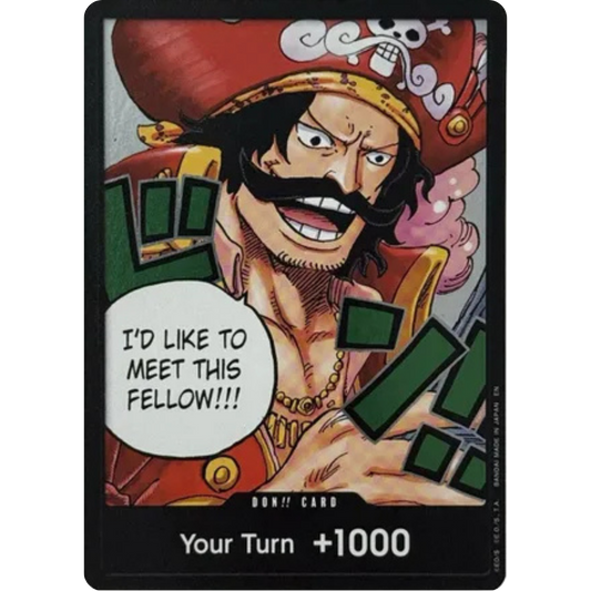 DON!! Card (Gol.D.Roger) - Carrying On His Will Foil