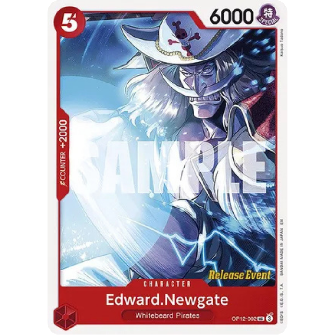 Edward.Newgate (OP12-002) - Legacy of the Master Release Event Cards