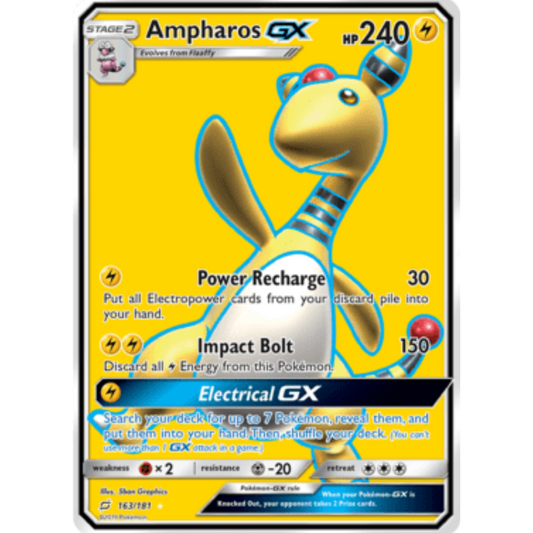 Ampharos GX (163/181) [Sun & Moon: Team Up]