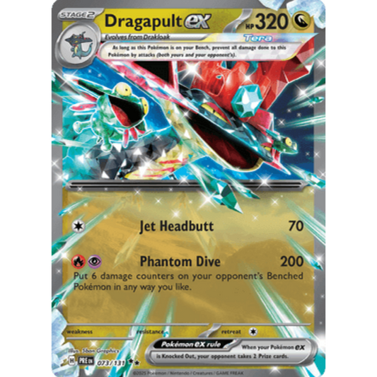 Dragapult ex 073/131  - Holofoil SV Prismatic Evolutions - Double Rare