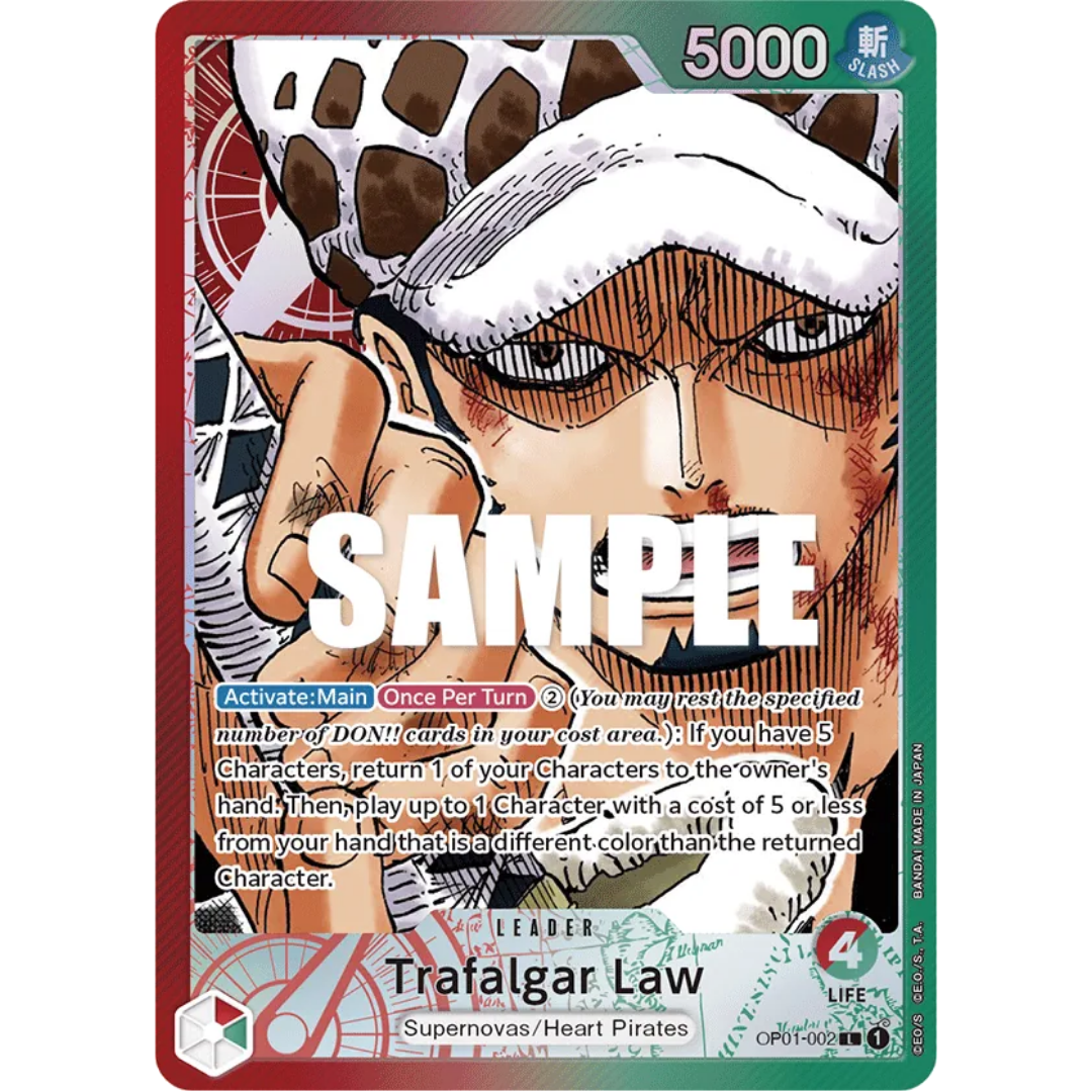 Trafalgar Law (002) (Parallel) (OP01-002) - Romance Dawn Foil
