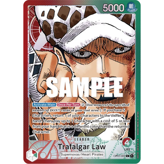 Trafalgar Law (002) (Parallel) (OP01-002) - Romance Dawn Foil