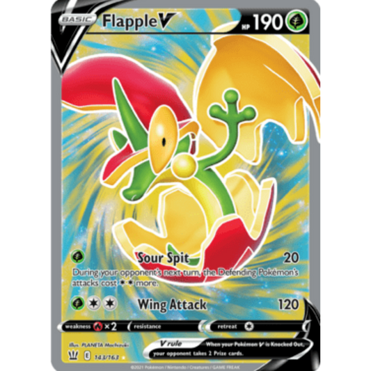 Flapple V (143/163) [Sword & Shield: Battle Styles]