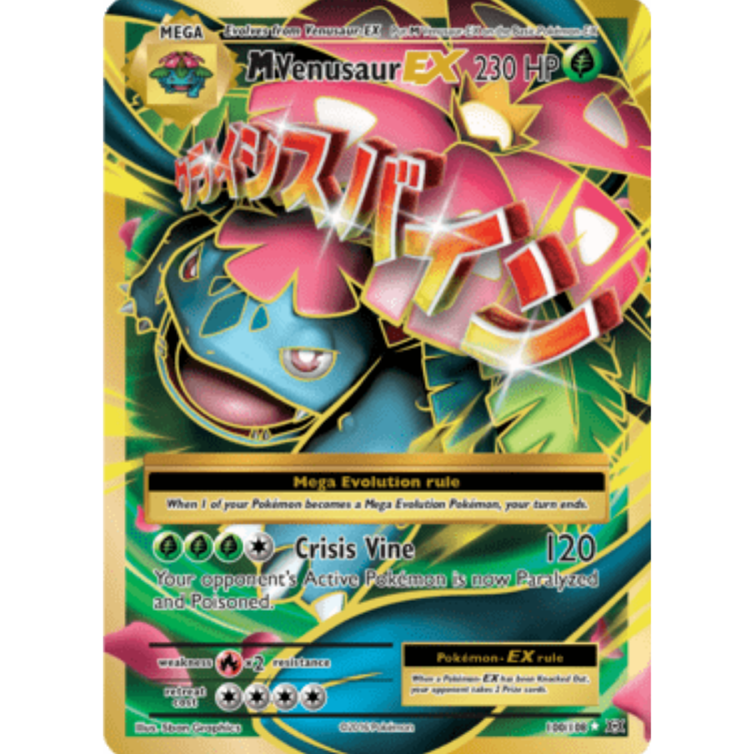 M Venusaur EX (Full Art) 100  - Holofoil XY  Evolutions - Ultra Rare