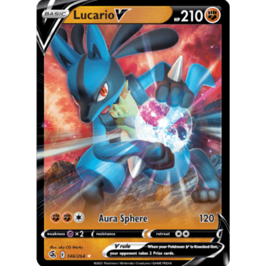 Lucario V (146/264) [Sword & Shield: Fusion Strike]