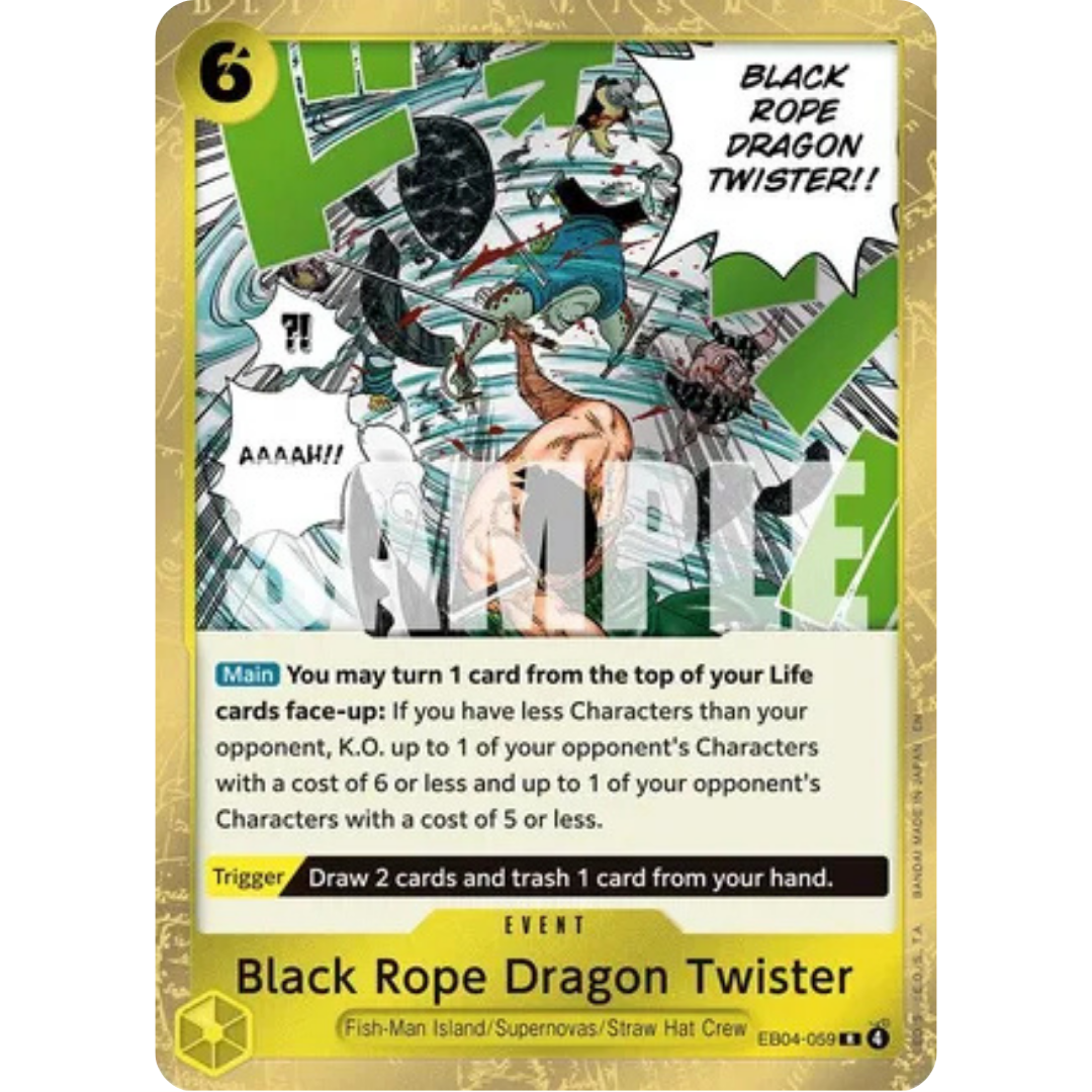 Black Rope Dragon Twister (EB04-059) - Adventure on Kami's Island Foil