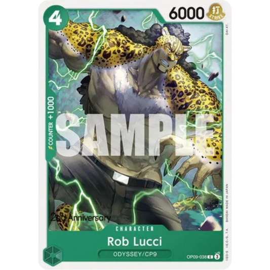 Rob Lucci (038) (OP09-038) - Emperors in the New World: 2nd Anniversary Tournament Cards