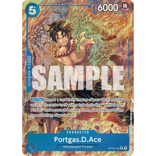 Portgas.D.Ace (Parallel) (OP08-052) - Two Legends Foil