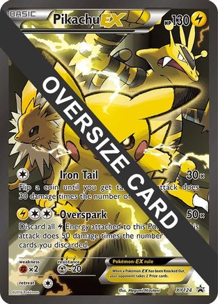 Pikachu EX - XY124  - Holofoil Jumbo Cards - Promo